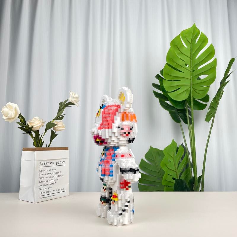 Pirate King -Multi color compressed link small building blocks