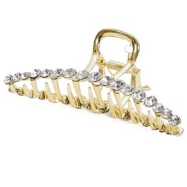 SCIOLTO Hair Claw Hair Clip, Large, Stone, Stylish Hair Accessories, Hair Closure (Stone)