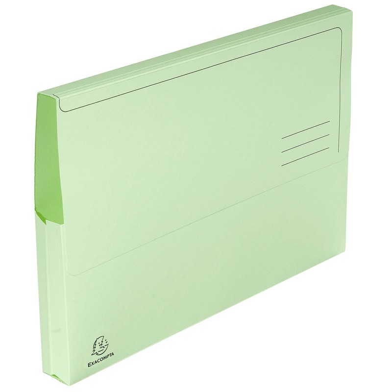 Exacompta 47970E Super DIN A4 Folder Made from Sturdy Manila