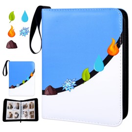 Card Collection Binder, Card Folder for TCG Sports Cards, 400 Pockets Trading Card Album with Sticker