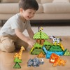 Voxifyx Magnetic Tiles Set Grassland Animals Theme Toys, Magnet Tiles