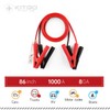 Kitgo Car Emergency Kit,Premium Roadside Assistance Essentials with Jumper Cables,