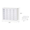IRIS 24 Drawer Parts Cabinet, White