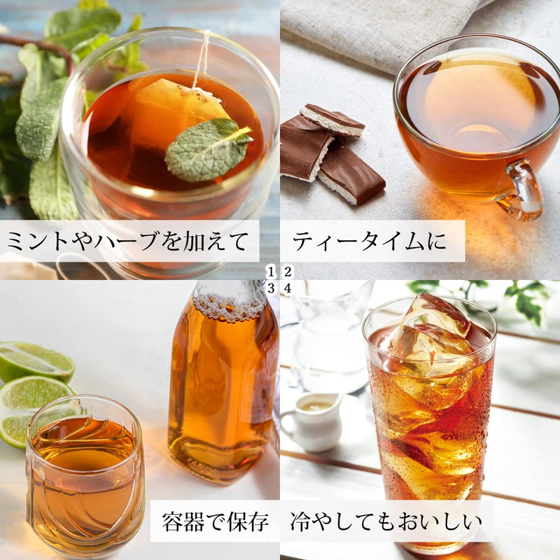 Natsukyosha 100 Pack Tea Pack with Thread