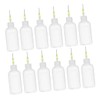 Ciieeo 12 Pcs Reusable Glue Squeeze Bottles with Precision Needle