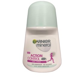(Pack of 4) Garnier Mineral Action Control Anti-perspirant Roll On for Women 4x50ml