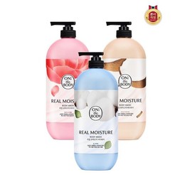 On the Body [On the Body] On the Body Real Moisture Body Wash 900g X 3 (Almond 1+ / [온더바디]온더바디 리얼모이스처 바디워시 900g X 3개(아몬드1+