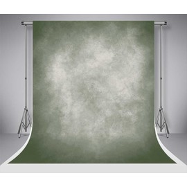Kate 5x7ft Smoke Grey Green Photography Backdrop Abstract Texture Grey Green Background Photo Microfiber Portrait Backdrops for Photography