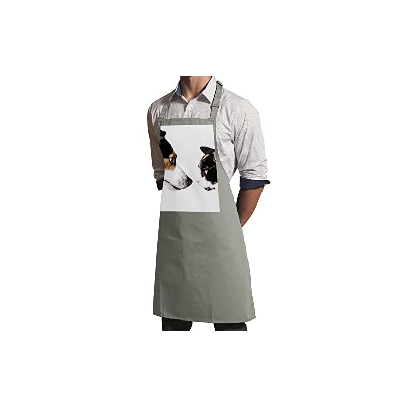 Fabulous Premium Kitchen Apron Dog and Cat Best Friends Pets