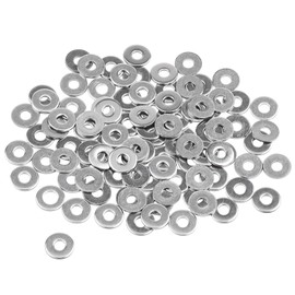 Caianwin M3 Washers DIN 9021 Large Body Washers A2 V2A Stainless Steel Washers for Screws Nuts Threaded Rod Pack of 100
