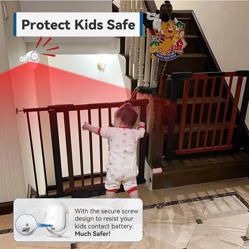 CPVAN 125dB Loud Motion Sensor Alarm with 328ft Remote Control