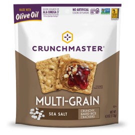 Crunchmaster Multi-Grain Crackers, Sea Salt, 4 Oz