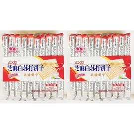 Soda Crackers, White Sesame Flavor, 450g, 2 Pack