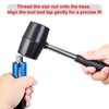 NIYATA Bicycle Fork, Star Nut Adjustment Tool, Sunflower Driving Tool,
