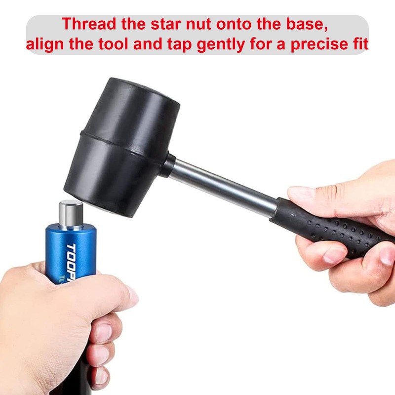 NIYATA Bicycle Fork, Star Nut Adjustment Tool, Sunflower Driving Tool,