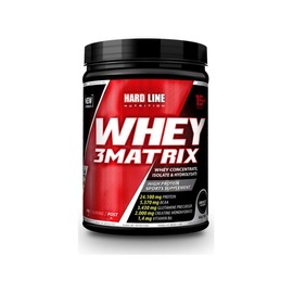 Hardline Nutrition 8697448351645 WHEY 3MATRIX ÇİLEKLİ 454 gr 1 Paket(1 x 1 Adet)