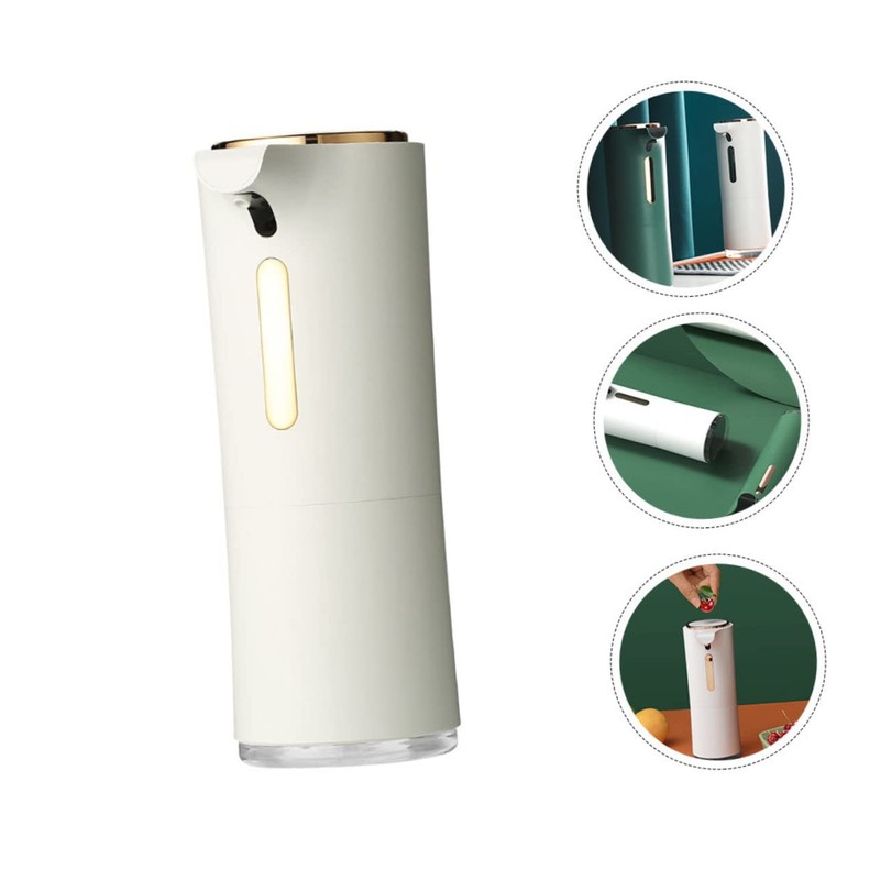Gatuida Automatic Touchless Soap Dispenser White Infrared Sensor Hand Liquid