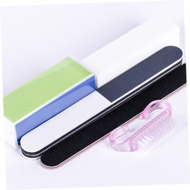 Mikinona 1set Nail Files and Polishing Buffers Cleat Shaped Sanding Bars for Manicure and Pedicure Styles for Natural and False Nails