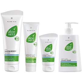 LR ALOE VIA Aloe Vera 4-tlg. Feuchtigkeitspflege- & KÃ¶rperreinigungs-Set
