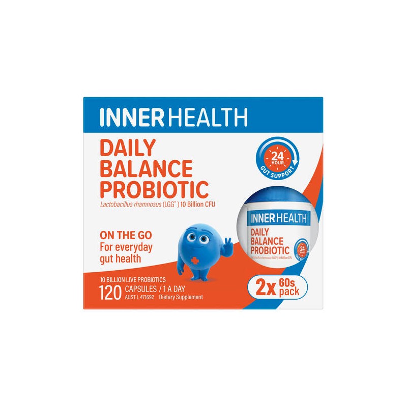 Inner Health Daily Balance Probiotic 120 Capsules