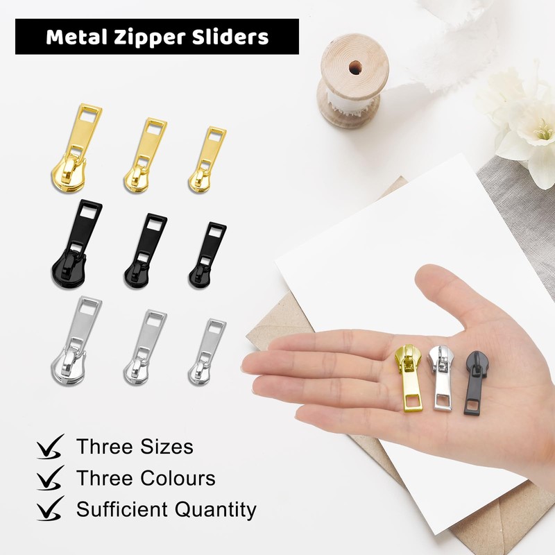 108 Piece Zip Repair Kit HXC Zip Replacement Zip Repair