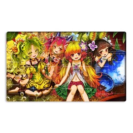 New Mlikemat Playmat Traptrix Nepenthes TCG CCG OCG Trading Card Game Mat with Zones + Free Bag (ZD014-258-A)