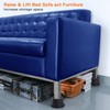 BTSD-home Round Bed Risers 4 inch Heavy Duty Furniture Risers