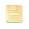 Pinsanity Retro Computer Floppy Disk Lapel Pin