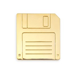 Pinsanity Retro Computer Floppy Disk Lapel Pin
