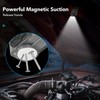 Mini Flashlight Portable Rechargeable Buzzer Alarm Keychain Light for Camping