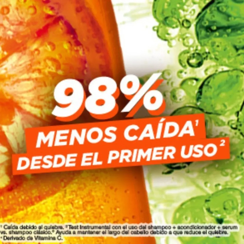 Shampoo Garnier Fructis Stop Caída Crece Fuerte 650 Ml
