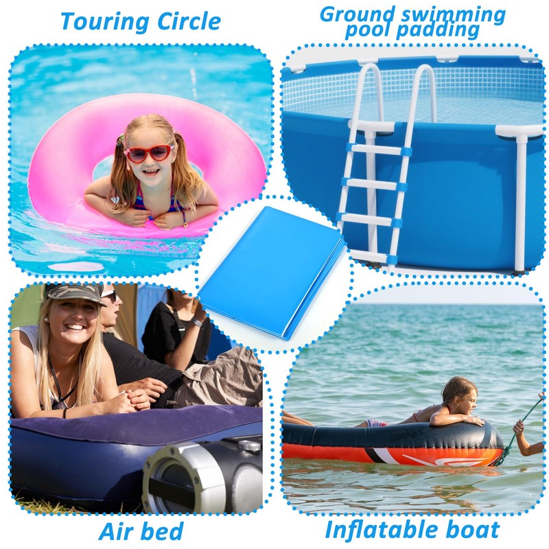 Exlarge Pool Liner Repair Patch 4ft x 2.8ft Vinyl Pool