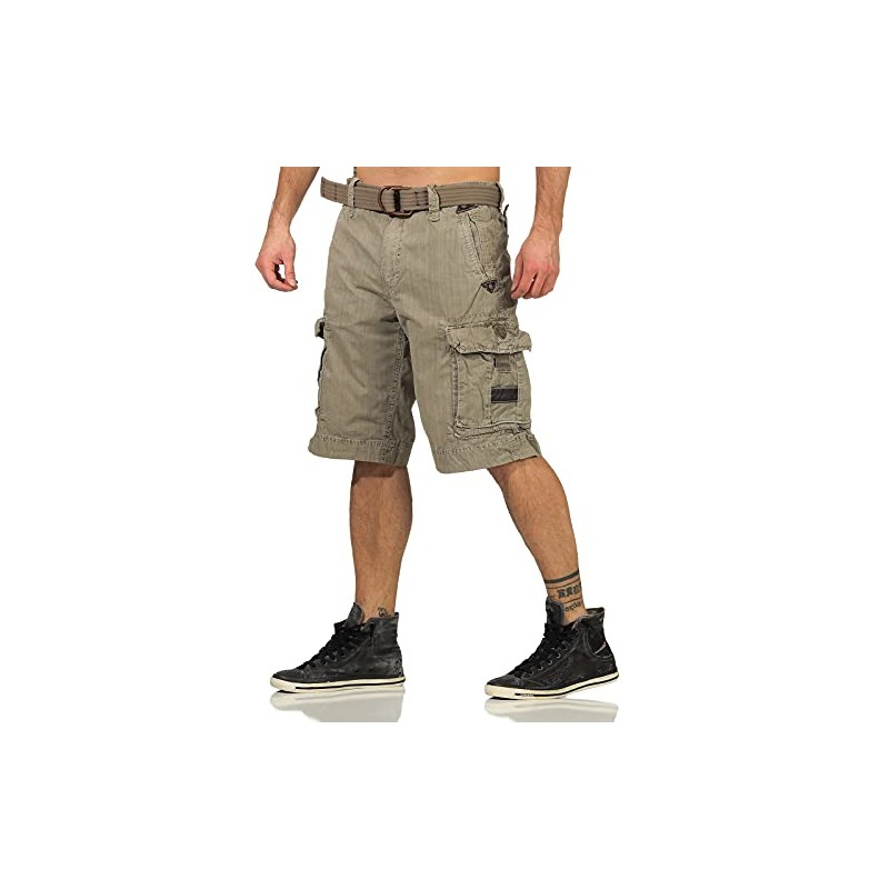 Jet Lag Men's Cargo Shorts Take Off 7 Cement W36,