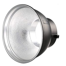 Godox AD-R6 7" Bowens Mount Standard Reflector with Umbrella Hole for Godox AD400Pro AD600B AD600Pro AD600BM MS200 MS300 SK400II SK300II Strobe Flash Monolight