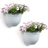 T4U Hanging Wall Vase, Resin Flower Pot, Wall Pot for
