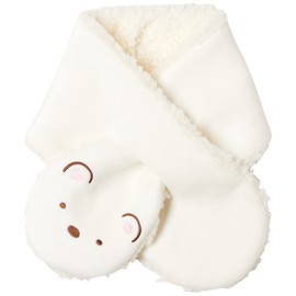 okamoto Sumikko Gurashi Boa Scarf, Neck Warmer, Tippet, Shirokuma Tokagi, Cat, Penguin, Cold Protection, For Girls, Polar bear (Shirokuma)