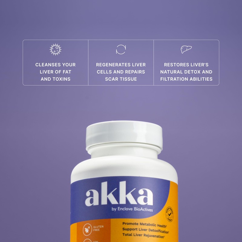 AKKA Akkermansia Probiotic, Liver Health, Digestion & Metabolism, 60 Caps