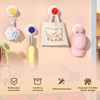 Aartner Pack of 4 Hooks with Suction Cup, Colourful Suction