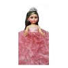 Muñeca Lacio Quinceañera Xv Mil Hojas Bva Rosa Palo