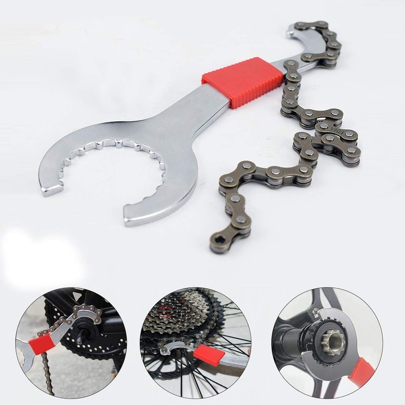 oumuik Bicycle tool with crank puller, bottom bracket inner bracket