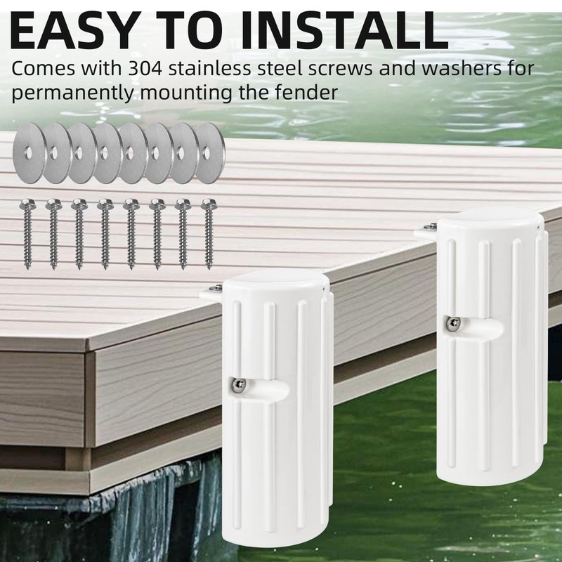 Boat Dock Bumpers Fenders,Boat Dock Bumpers Marine-Grade Straight Edge &