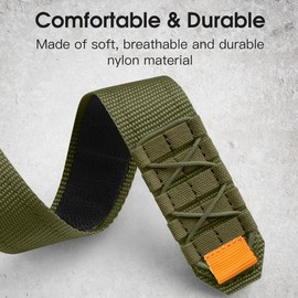Compatible with AMAZTIM Smart Watch Bands, 22mm Rugged Nylon Sports Strap with Woven Loop Design Compatible with AMAZTIM M2/M3/C20 Pro/T2, Compatible with KOSPET Tank M2/M3/M3 Ultra/T2/T3/T3 Ultra
