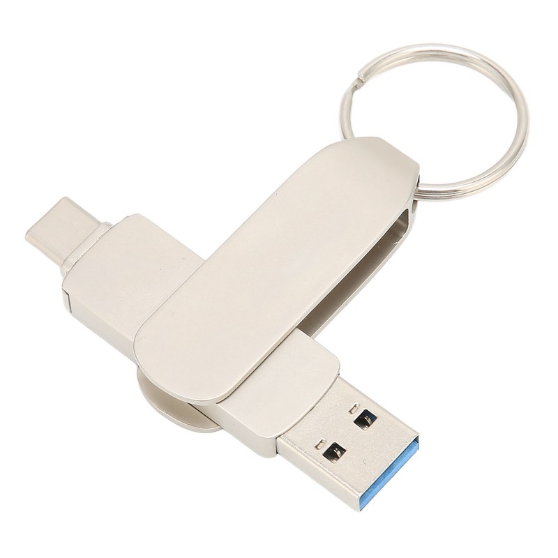Key Chain Flash Drive 2 in 1 OTG USB3.0 TO