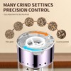 Electric Rechargeable Salt and Pepper Grinder Set with LED Light