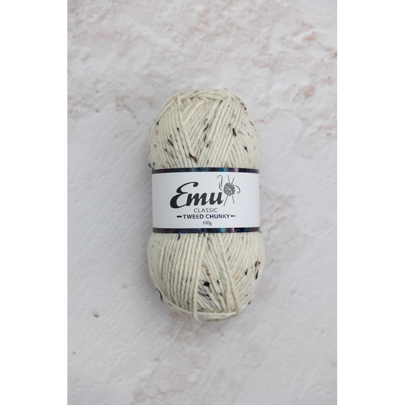 Emu Classic Tweed Chunky - Off White (001)