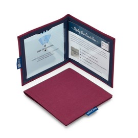 Blue Badge Co Burgundy Hologram-Safe Wallet Disabled Parking Permit Cover Holder Fits New Badge includes Timer Clock