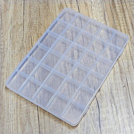 HAOBIN Storage Box with 30 Compartments Sorting Boxes for Small Parts PP Sorting Boxes Assortment Box Assortment Box Assortment Boxes for Jewellery, Beads, Small Parts (30 Grids, 1)