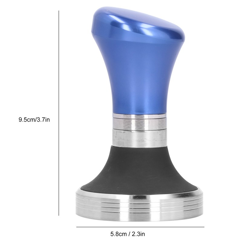 58mm Flat Coffee Tamper Stainless Steel Base Coffee Powder Hammer