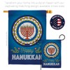 Hanukkah Wall Art Chanukah Gifts Home Decor Banner Room Flag