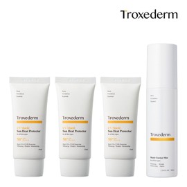 (Hyundai Home Shopping) [aka Care / (현대홈쇼핑) [일명 케어x차단 선크림] 트록세덤 선크림 50ml 3개 + 미스트 100ml 1개 , 단일속성